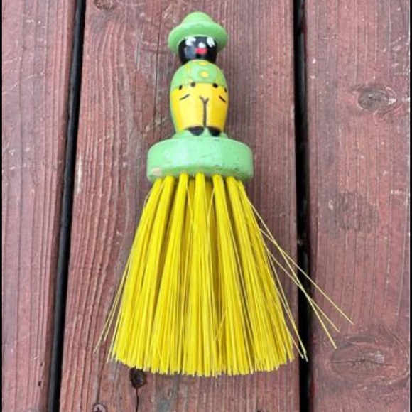 💛💛 Antique Vintage Wood Clothes Crumb Brush Whisk Broom 💛💛 - Picture 3 of 4